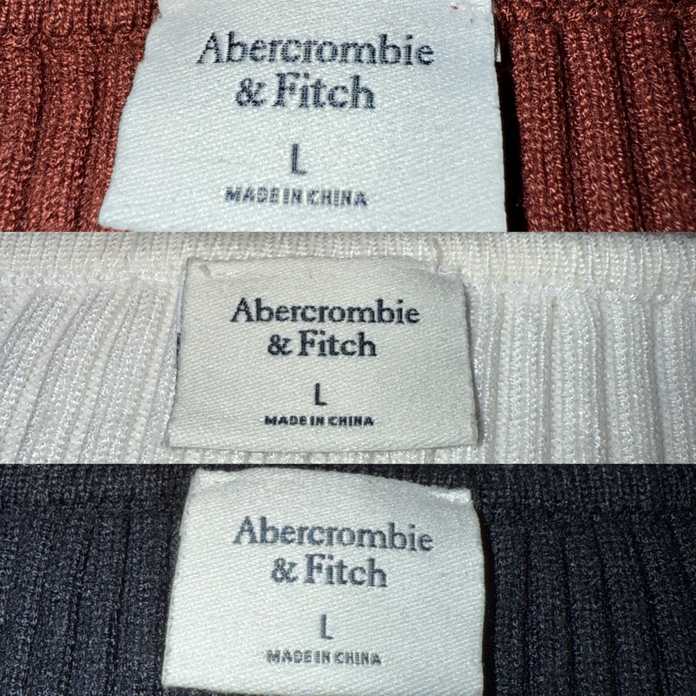 3 pack Abercrombie Sweater Thong Bodysuits (Large)! - Picture 5 of 14